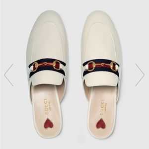 Gucci Princetown Horsebit Leather Slippers / Mules